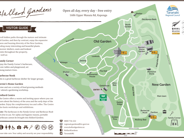 Hollard Gardens Map