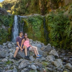 35. Couples photo at the falls