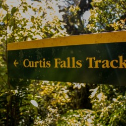 1. Curtis Falls Track Sign