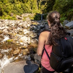 32. Made it to the first waterfall