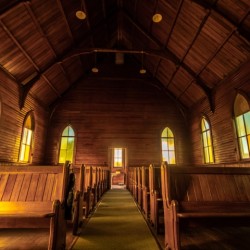 Historic Church at Pioneer Village